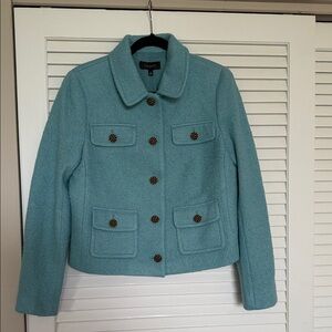 Talbots Women's Teal Wool Blazer